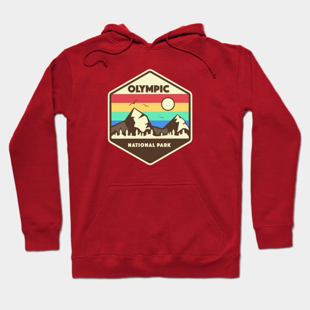 Olympic National Park Gifts Hoodie by roamfree